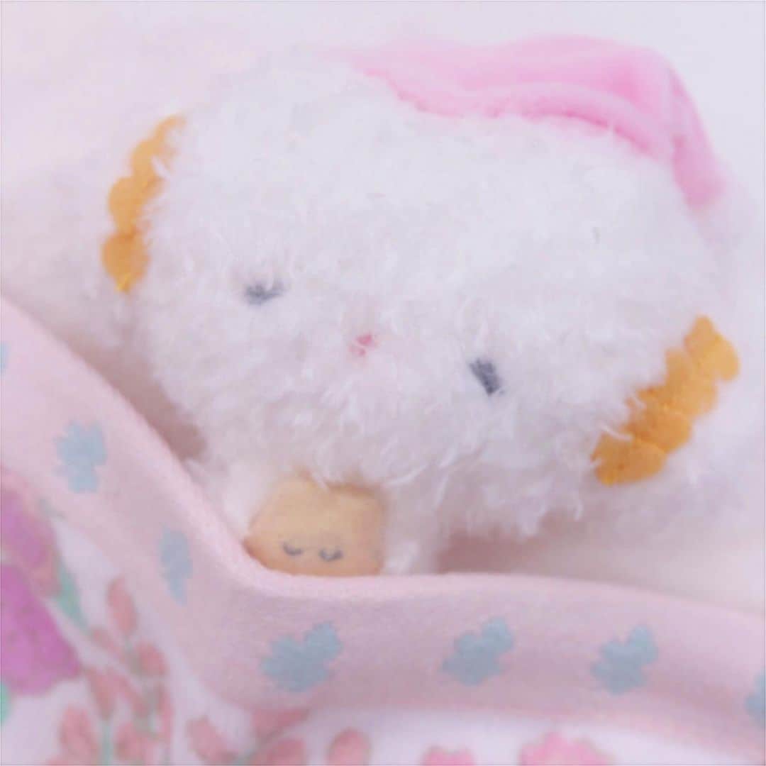 こぎみゅん（サンリオ）のインスタグラム：「. すやーみゅん‥ すやーみゅん‥ #おやすみなさい #みゅん #サンリオ #キャラクター #小麦粉の妖精 #こぎみゅん #sanrio #character #cogimyun」