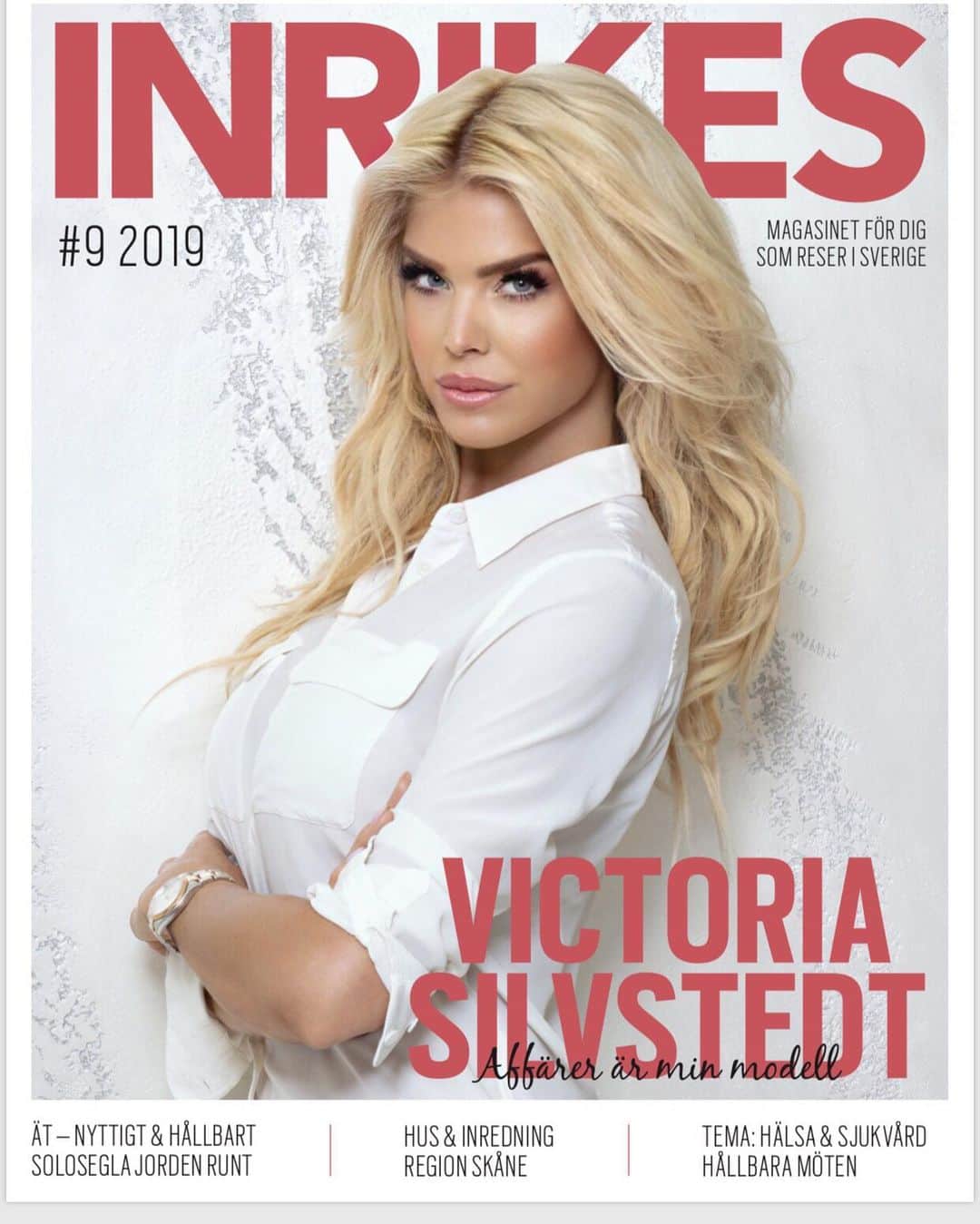 ヴィクトリア・シルヴステッドさんのインスタグラム写真 - (ヴィクトリア・シルヴステッドInstagram)「Thanks @inrikes_magasin for having me on your cover this month .... all about business 👊🏻」10月9日 2時21分 - victoriasilvstedt