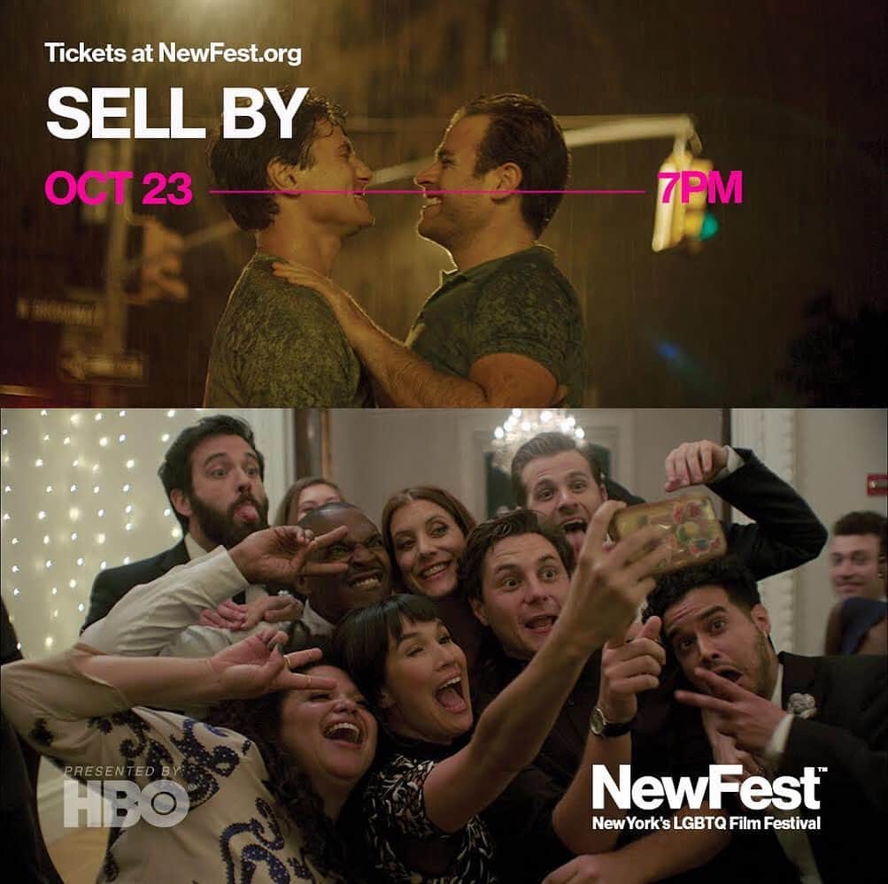 コリン・ドネルのインスタグラム：「Hey everyone!!! Join us for the New York Premiere of SELL BY at #NewFest2019 on Wednesday, October 23 at 7pm. And guess what? Your ticket purchase grants you entry to our Opening Night Party at the Gansevoort Hotel! • Link to tickets: https://newfest.org/film/sell-by/」