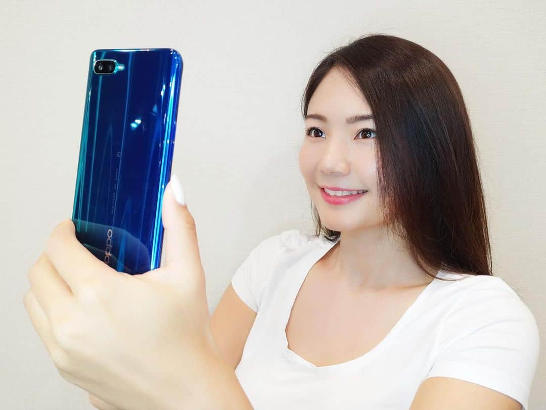 Ayanoさんのインスタグラム写真 - (AyanoInstagram)「OPPO Reno A📱 . さすがセルフィーエキスパートのOPPO👍 AIビューティーで相変わらずセルフィーも盛れる😆🤳✨ #OPPO #RenoA #OPPO #OPPOリノ #オッポジャパン #いろいろと余裕のスマホ  #スマホ #スマートフォン #カメラフォン #リノ #リノエー #CM #ニューアイテム #新商品 #新発売」10月9日 10時18分 - ayanotdo