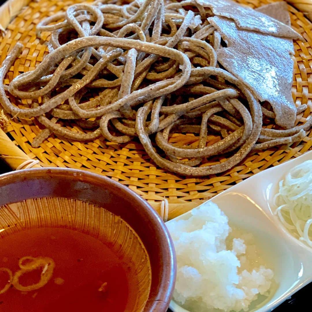 武井義明さんのインスタグラム写真 - (武井義明Instagram)「高遠そば！　焼き味噌を鯖出汁でのばしたつけ汁で食べる。うまい。」10月9日 13時11分 - bebechef