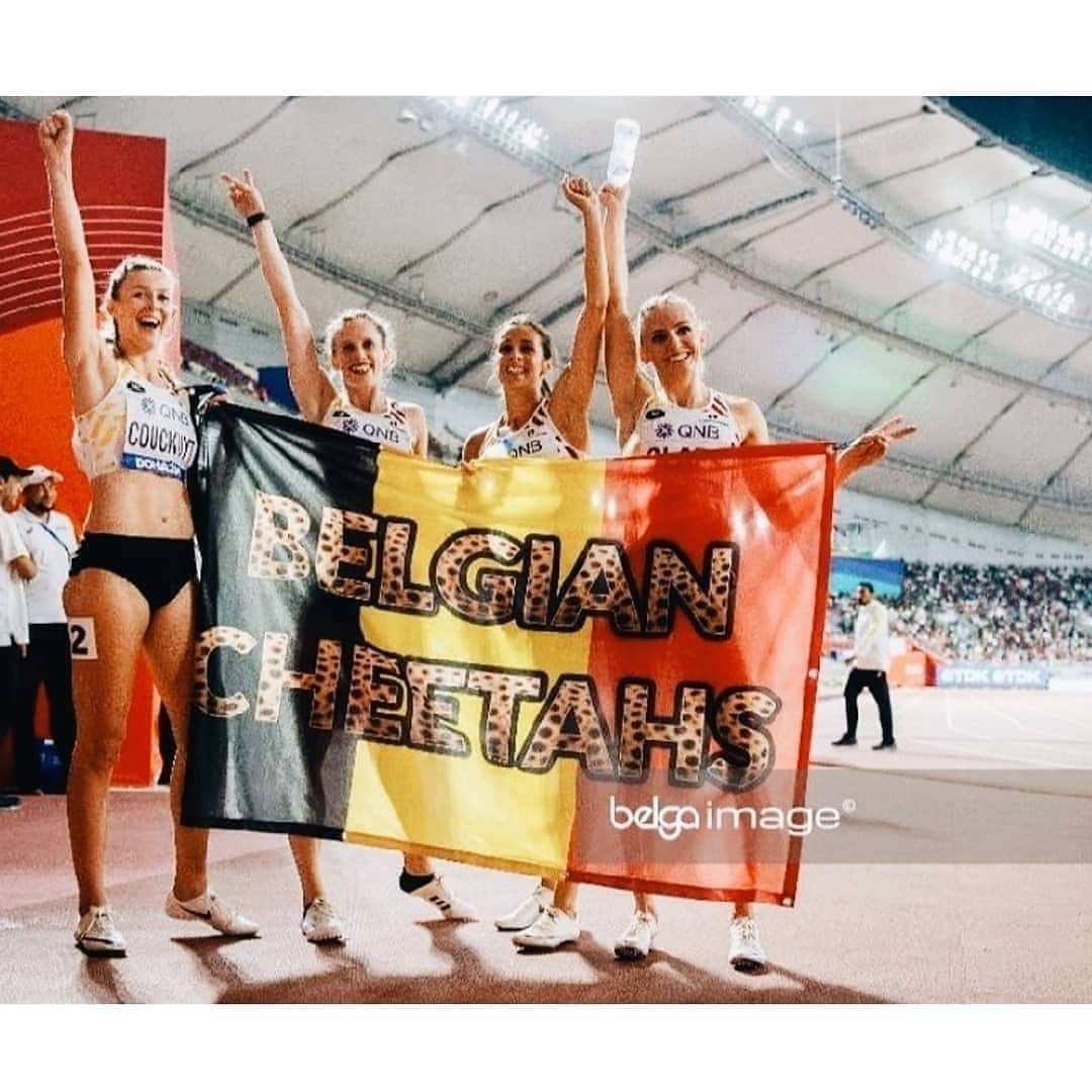 Paulien COUCKUYTさんのインスタグラム写真 - (Paulien COUCKUYTInstagram)「WE'RE 5TH OF THE WORLD !! 🤯🤩 Absolutely enjoyed my first world championship with an unforgettable last race of the 2019 season! ▪️ The beauty of the 4x400m is that you don't run for yourself, but with a stronger, external power: the love, goal and passion that you share with your teammates, which makes the @belgiancheetahs so strong ! ❤️ What a feeling to be part of it !! Also a big big respect to the @belgiantornados 'cause they are the 3th best team in the world !! 🔥 ▪️ Now it's time for some rest ! #paulienisout ✌🏼 #worldchampionships2019 #athletics #trackandfield #4x400m #teambelgium #iaafdoha2019 #belgiancheetahs #oneteam #onedream」10月10日 1時00分 - pauliencouckuyt