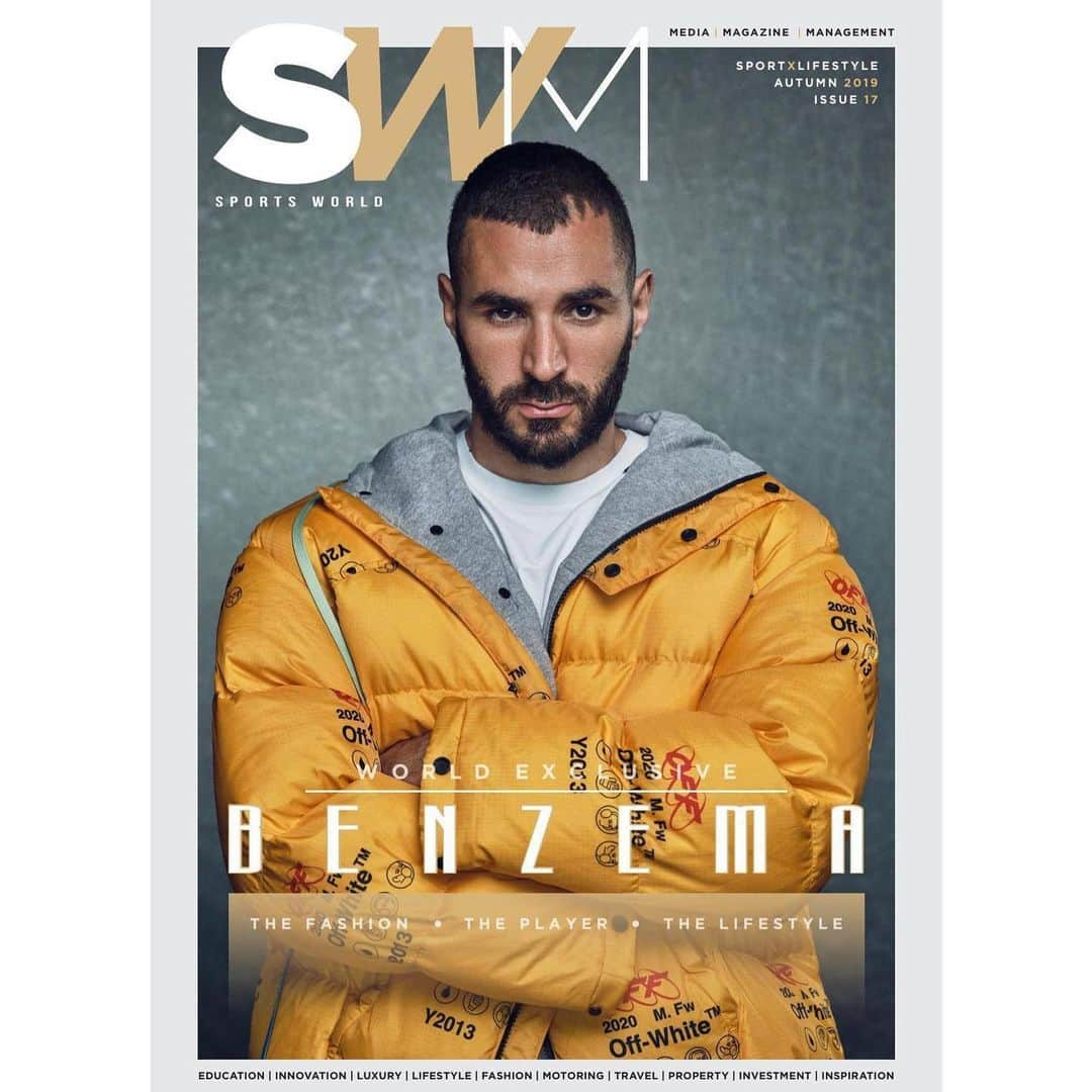 カリム・ベンゼマさんのインスタグラム写真 - (カリム・ベンゼマInstagram)「Keep it real... it’s time 💥 Karim Benzema x @sportsworldmagazine」10月10日 1時24分 - karimbenzema