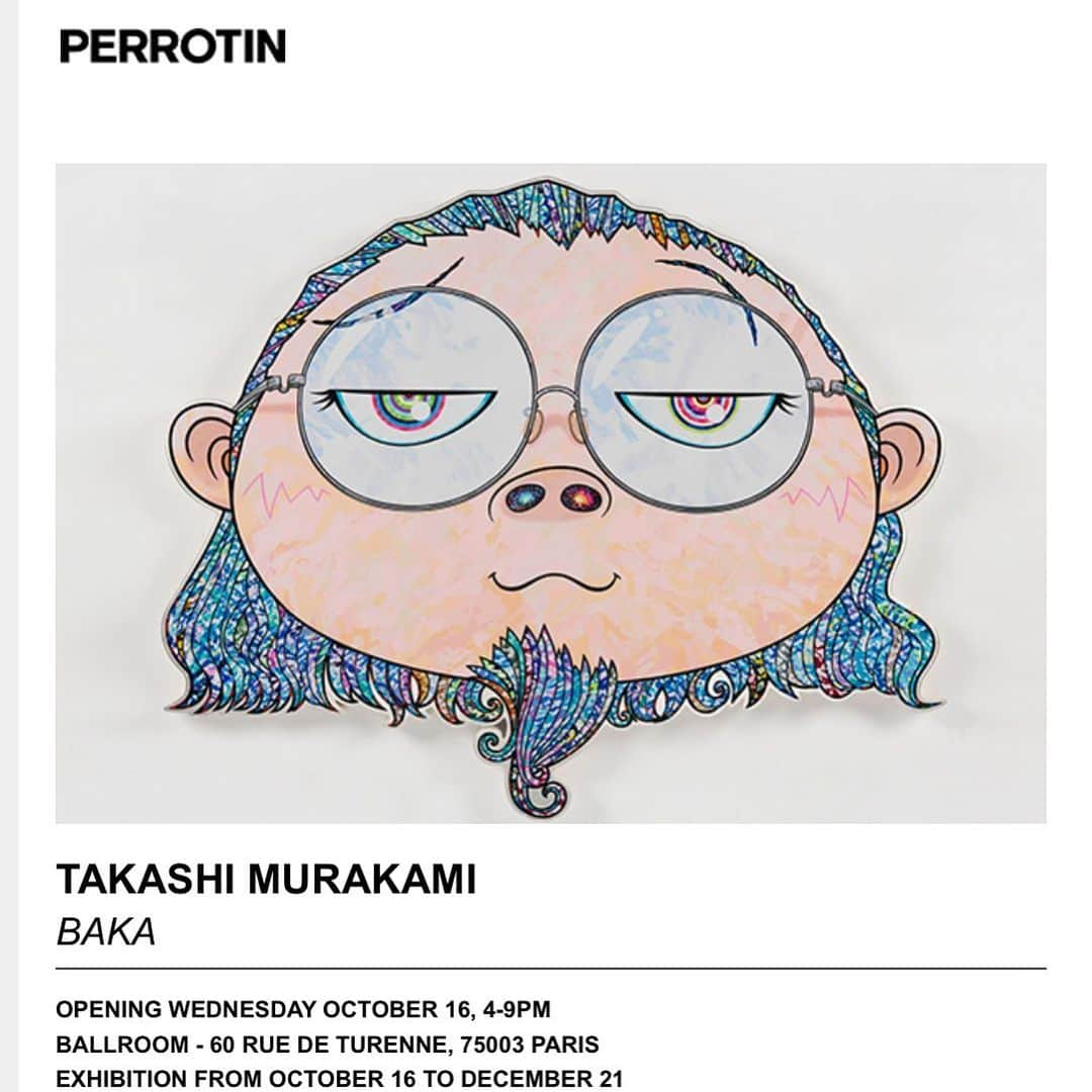 村上隆さんのインスタグラム写真 - (村上隆Instagram)「BAKA!」10月10日 2時03分 - takashipom