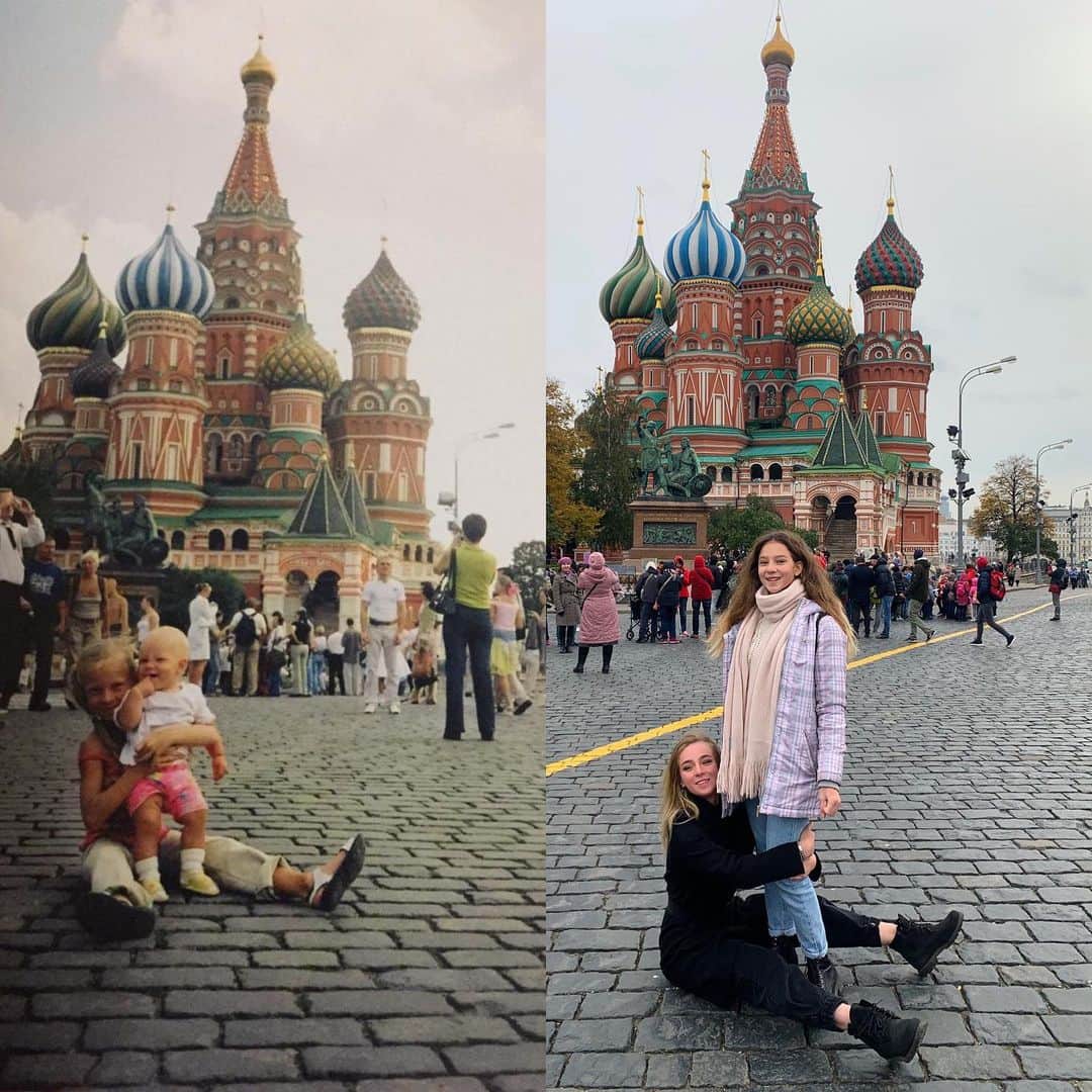 のインスタグラム：「13 лет спустя😐」