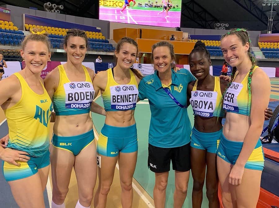 Ellie BEERさんのインスタグラム写真 - (Ellie BEERInstagram)「We are 10th best in the world........ THE WORLD!!!! I couldn’t be any more thankful to run with these amazing girls, alongside the support of @athleticsaustralia & everyone back home. Thank you so much Doha, @iaafdoha2019 you have been one amazing experience 🇶🇦⚡️#oneteam #thisisathletics  @viking_athletics_ @momentumvsports @officialrecoverybar @swift_supplements @spruce_moose_ @ignitionathletics @currumbinslsc @qldacademysport @qldathletics」10月9日 18時24分 - elbellbeer