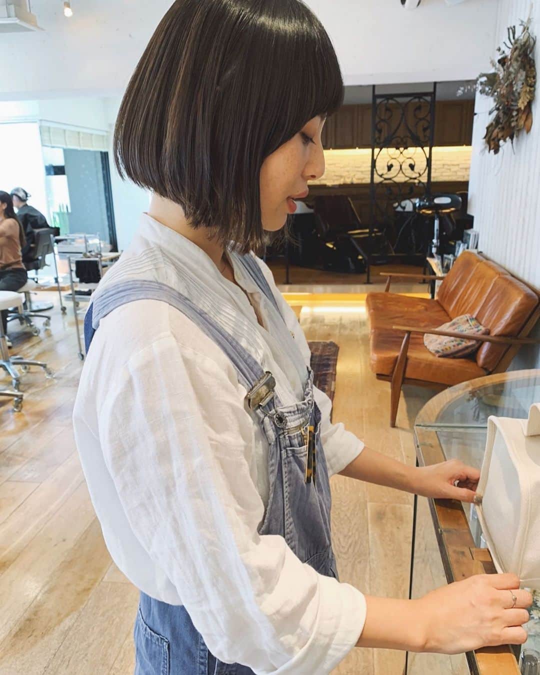 のインスタグラム：「ボブと顔まわりだけ ちょっとマッシュ ✂︎」
