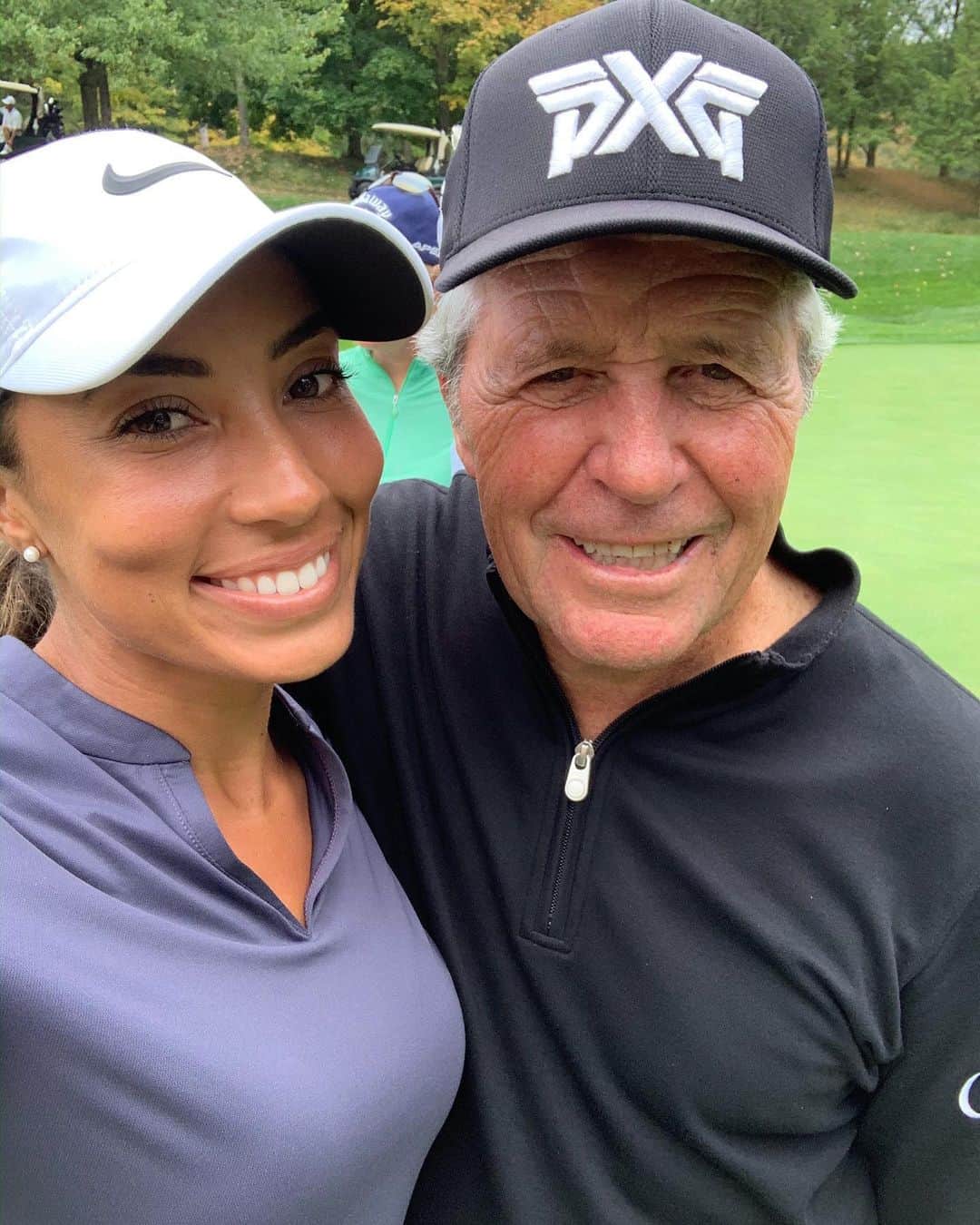 シャイエン・ウッズのインスタグラム：「Thank you @gary.player for being such an inspiration on and off the golf course. The @gpinvitational is changing lives around the world, thank you for allowing us to be a part of such a special event. ❤️ #golfandgiving」