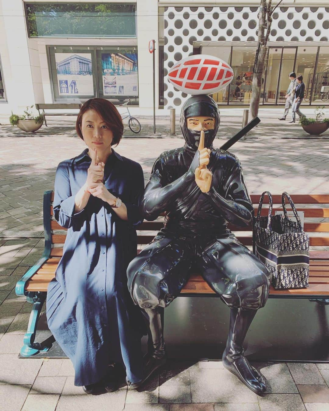 田中雅美さんのインスタグラム写真 - (田中雅美Instagram)「街がラグビー色。  #忍者 ？」10月9日 23時02分 - tanakamasami_official