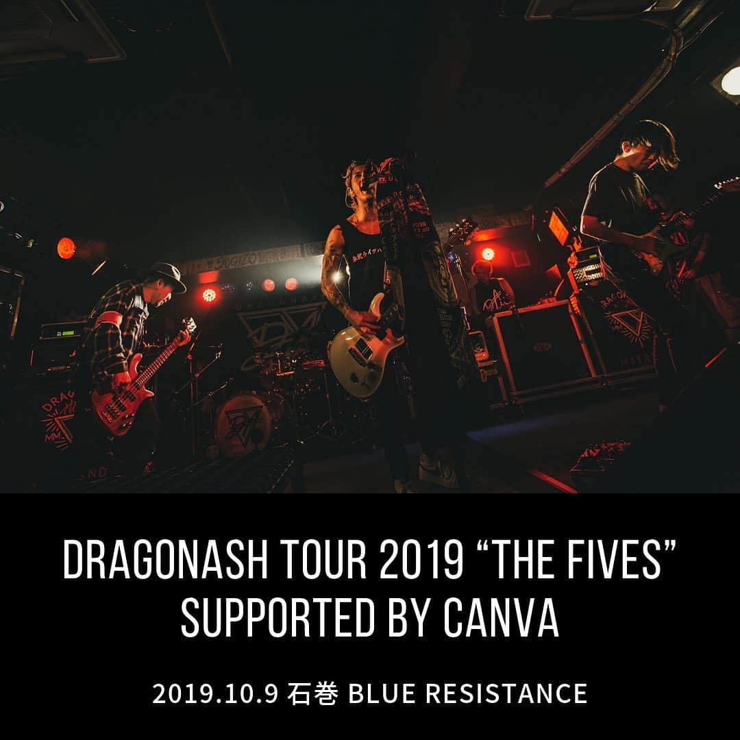 Dragon Ashさんのインスタグラム写真 - (Dragon AshInstagram)「DRAGONASH LIVE TOUR 2019"THE FIVES" 石巻 BLUE RESISTANCE  dragonash.jimdofree.com/tour/ishinomak…  #DA_livephoto #ブルレジ photo by @nekoze_photo」10月9日 23時57分 - dragonash_official