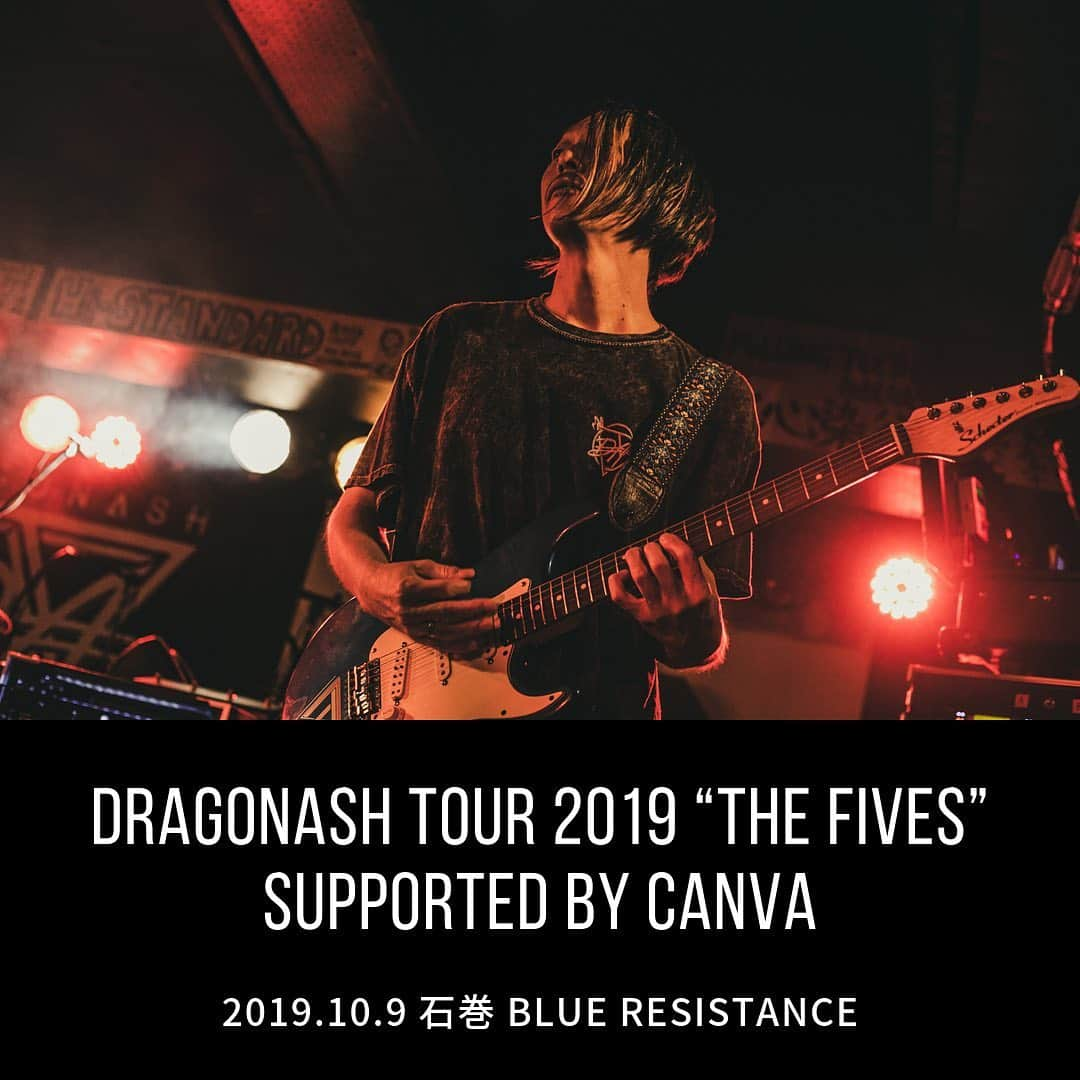 Dragon Ashさんのインスタグラム写真 - (Dragon AshInstagram)「DRAGONASH LIVE TOUR 2019"THE FIVES" 石巻 BLUE RESISTANCE  dragonash.jimdofree.com/tour/ishinomak…  #DA_livephoto #ブルレジ photo by @nekoze_photo」10月9日 23時57分 - dragonash_official