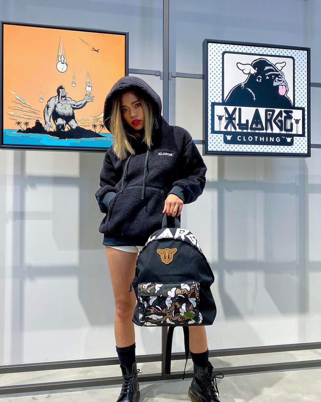 XLARGE®︎ SNAP XLARGE®︎ official SNAP instagramさんのインスタグラム写真 - (XLARGE®︎ SNAP XLARGE®︎ official SNAP instagramInstagram)「STYLE @maizel_ramos —- BOA PULLOVER HOODIE ¥14,000＋TAX XLARGE×D*Face DAYPACK ￥12,000+TAX —- @xlargejp  #xlarge #xlargejp #xlarge_snap」10月24日 20時38分 - xlarge_snap