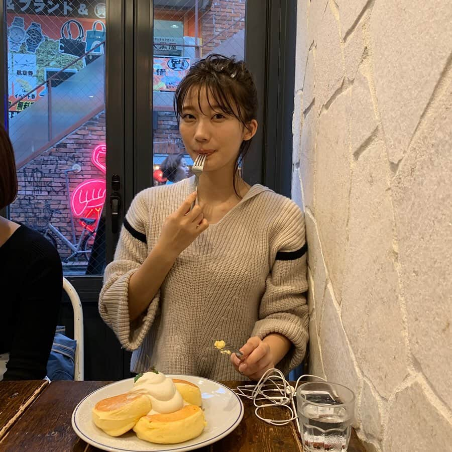 小倉優香さんのインスタグラム写真 - (小倉優香Instagram)「#パンケーキ食べたい  #たべれた #小倉優香 #パンケーキ」10月24日 19時35分 - ogurayuka_official