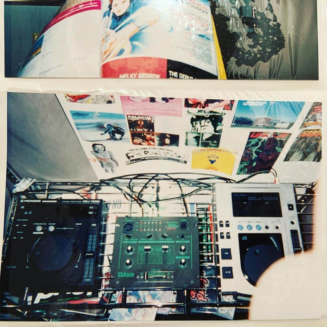 DJ DARUMAのインスタグラム：「MY DJ BOOTH🏠 #1998 #tbt」