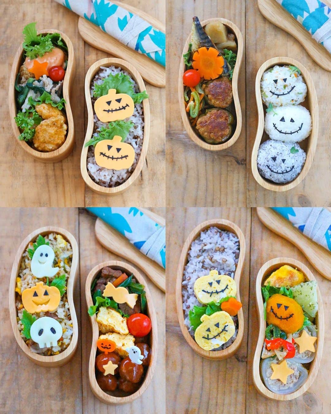 ｒｉｉさんのインスタグラム写真 - (ｒｉｉInstagram)「𓃰 . 娘っちハロウィン弁当🎃 . . . ハロウィン型にくり抜いただけのチーズを乗せたり 卵焼きをくり抜いたりと… 簡単に作れるハロウィン弁当を作りました . . . まだまだダイエット中の娘なので この小さめのお弁当箱がちょうど良いみたい 最近は毎日コレを使ってます . . . . 昨夜はSoftBank優勝🏆 福岡人なのでもちろんSoftBankファンです （特にギータ） みやぞんとこれから優勝セールに行ってきます🥇 . . . 昔から使ってる愛用のくり抜き型のお弁当箱は楽天roomに書いておきます ダイエット中の方へオススメ （ @yur_rii ←プロフィールから飛べます） #Halloween#ハロウィン#Halloweenfood#ハロウィンごはん#ハロウィン弁当#ジャックオランタン#楽天roomに載せてます#roomインフルエンサー#わっぱ#わっぱ弁当#可愛いお弁当作りたい部#お弁当の詰め方 #デコ弁#キャラ弁#デコごはん#キャラごはん#kyarafood#kyaraben#decofood#jackolantern#女子高生弁当」10月24日 11時52分 - yur_rii