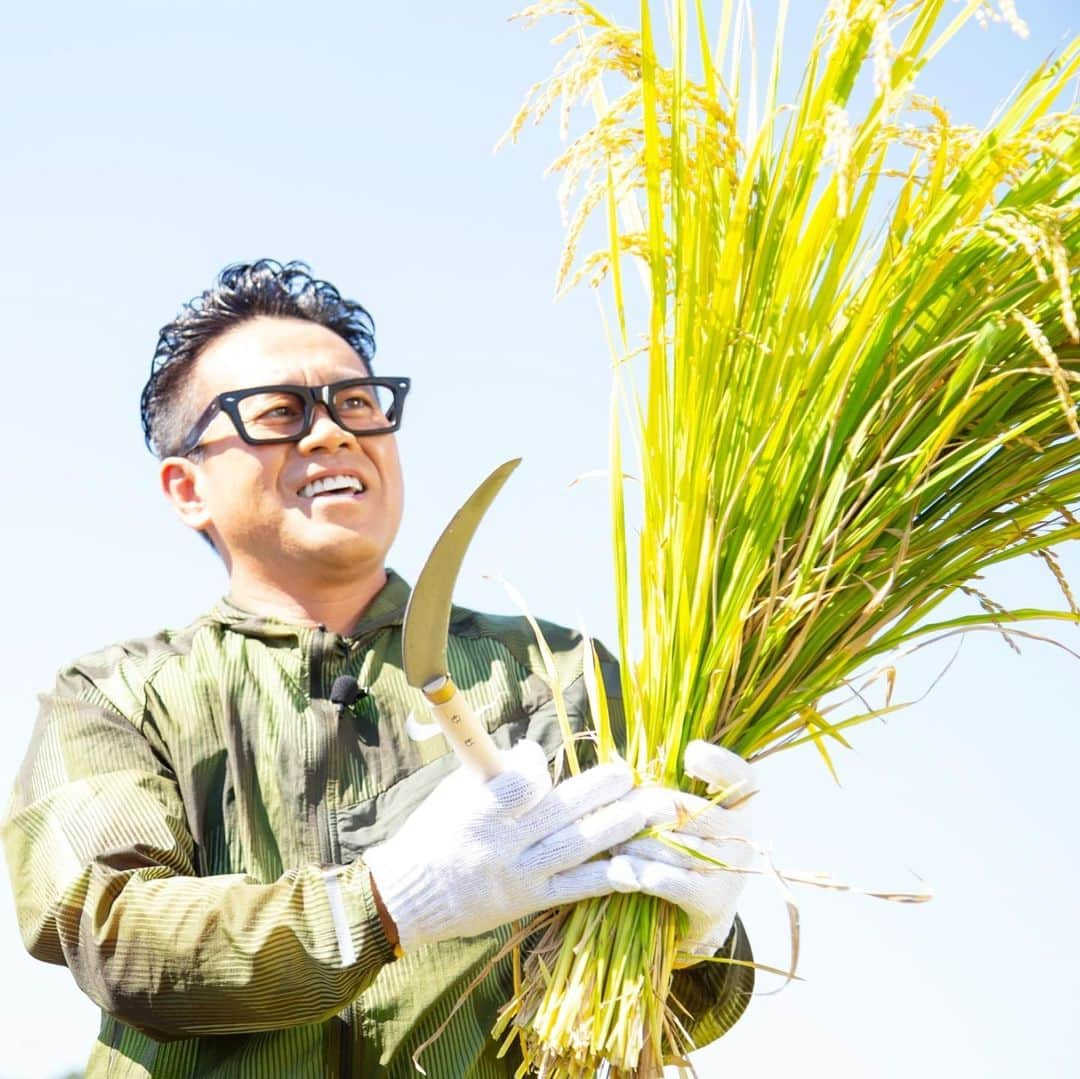 日本テレビ「満天☆青空レストラン」さんのインスタグラム写真 - (日本テレビ「満天☆青空レストラン」Instagram)「名人が育てた﻿ 大切なお米を収穫！﻿ ﻿ 炊きたての新米頂くのが楽しみです♪﻿ ﻿ 土曜日放送です☆﻿ ぜひご覧下さい！﻿ ﻿ #満天青空レストラン﻿ #青空レストラン ﻿ #青空 #青レス #満天 ﻿ #宮川大輔 ﻿ #大ちゃん ﻿ #うまい ﻿ #日テレ ﻿ #日本テレビ ﻿ #山形県#川西町﻿ #秋﻿ #ロケ ﻿ #田んぼ﻿ #新米﻿ #サバンナ高橋 ﻿ #杉野遥亮」10月24日 12時22分 - aozora_official