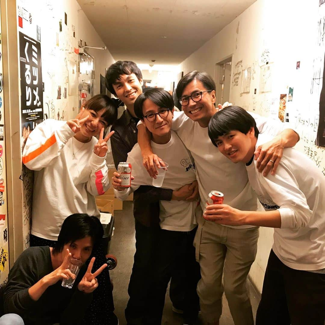 ファンファンさんのインスタグラム写真 - (ファンファンInstagram)「20191023 #QURULI #mitsume 楽しかったライブ納め ゆうこりんのドラムで！ でも毎年、課題は残る、、来年もがんばりましょう かんじくんおめ！」10月24日 15時12分 - fafafafafanfan