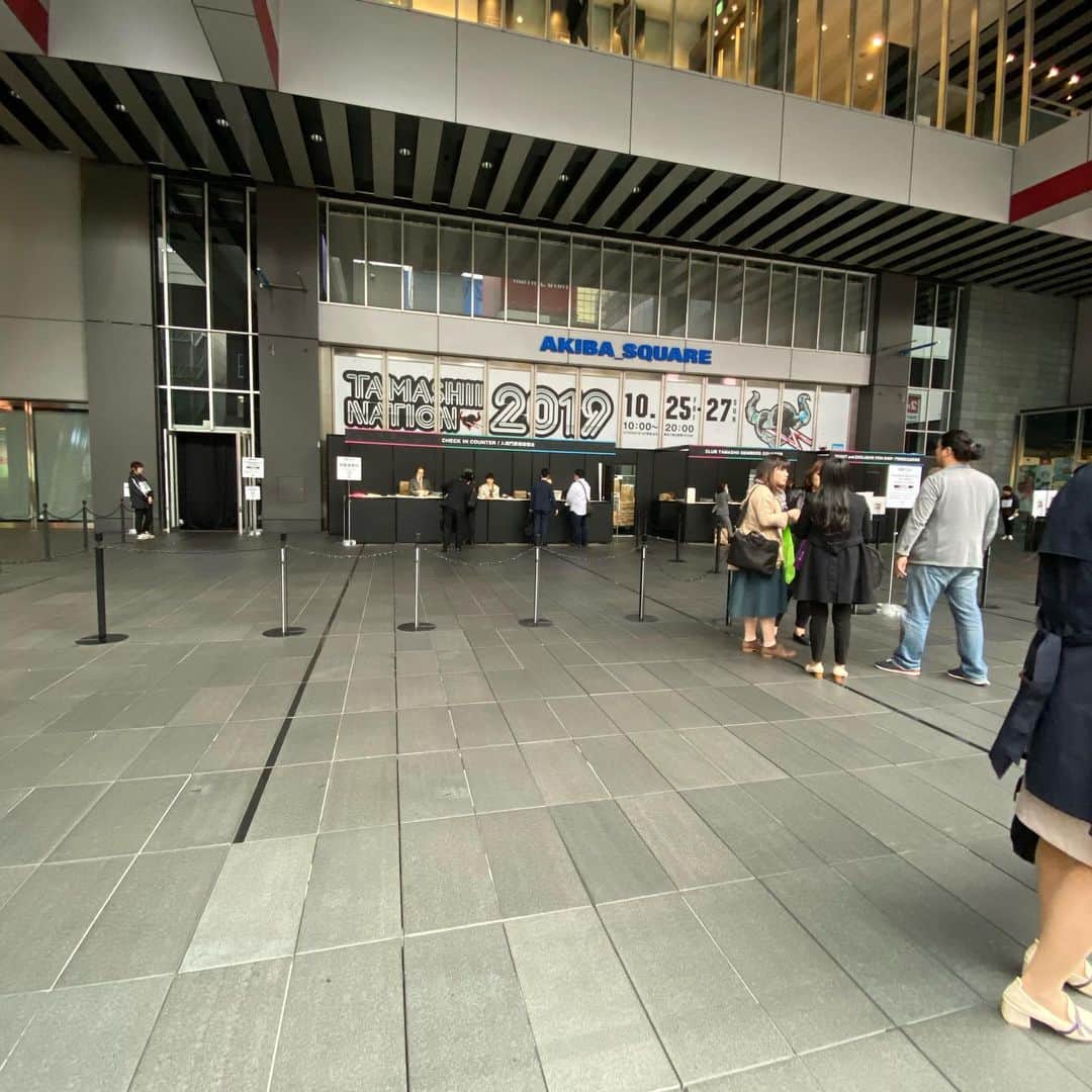 森田繁のインスタグラム：「魂ネイション2019。指定された内覧時間にはまだ間がある。」
