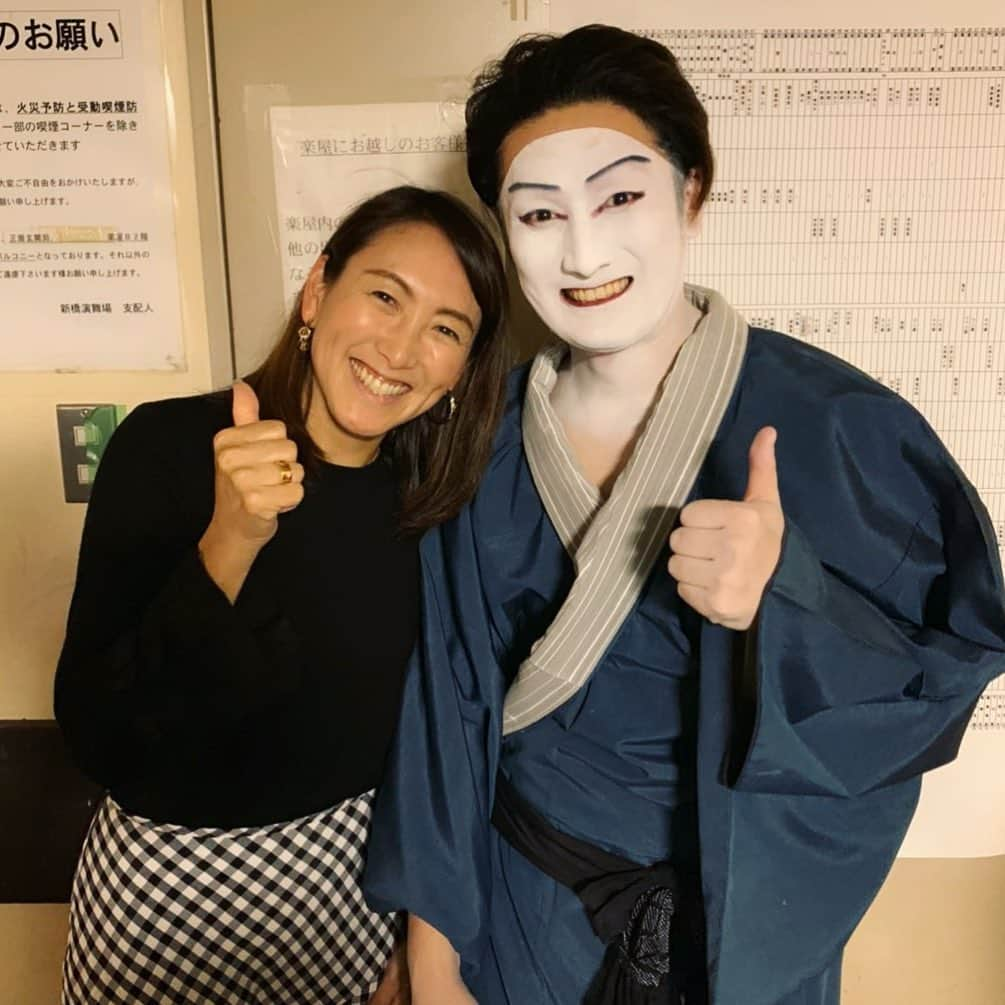 中村隼人さんのインスタグラム写真 - (中村隼人Instagram)「昼の部終わりました💡 今日は杉山愛さんご夫妻が観劇に来て下さいました‼️ 実はオグリの初日もいらして頂いたので、今回で2回目😳 嬉しかったぁ〜 #スーパー歌舞伎ⅱ #オグリ　#杉山愛　#中村隼人」10月24日 16時14分 - 1130_nakamurahayato