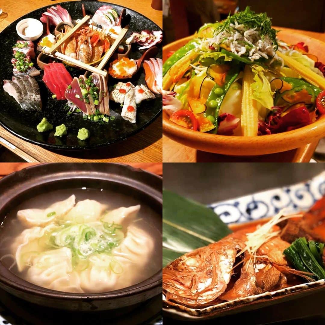のインスタグラム：「#刺身盛り#サラダ#炊き餃子#キンメの煮付け#魚金#UOKIN#新橋#五反田#渋谷#新宿#池袋#秋葉原#神田#浜松町#田町#目黒#恵比寿#高田馬場#吉祥寺#神楽坂#飯田橋#市ヶ谷#神保町#六本木#赤坂見附#京橋#銀座#有楽町#西新橋#横浜」