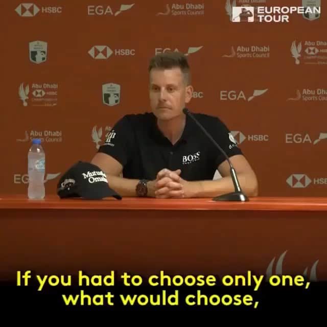 ヘンリク・ステンソンのインスタグラム：「Rest easy 3-wood! 😭  #RIP3wood #FarewellDiablo #Newoneiscominginthebag @callawaygolf 🎥 @europeantour」