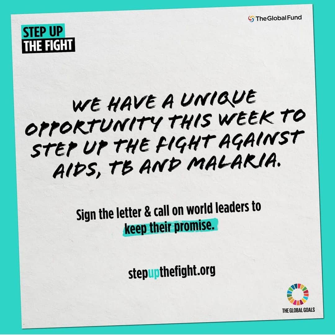ペネロペ・クルスさんのインスタグラム写真 - (ペネロペ・クルスInstagram)「World leaders have a unique opportunity to end #AIDS, #TB and #malaria when they meet @GlobalFund this week in Lyon. Join me and demand they take decisive action to #StepUpTheFight and end these epidemics. Add your name today to the letter https://wwwstepupthefight.org. Let's work together to end these diseases for good!」10月10日 5時23分 - penelopecruzoficial