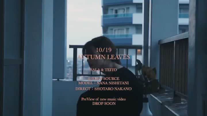 西谷菜々のインスタグラム：「. すっかり涼しくなってこの曲の時季が来ていた🍁 https://youtu.be/UjK4TQDDr-M」