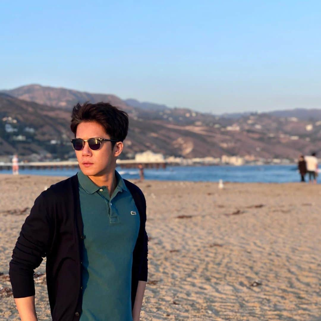 ハ・ソクジンさんのインスタグラム写真 - (ハ・ソクジンInstagram)「미국만 오면 힘든 시차적응.  #엘에이 #LA #malibu #🇺🇸 #jetlag #🌮」10月10日 12時07分 - haseokjin