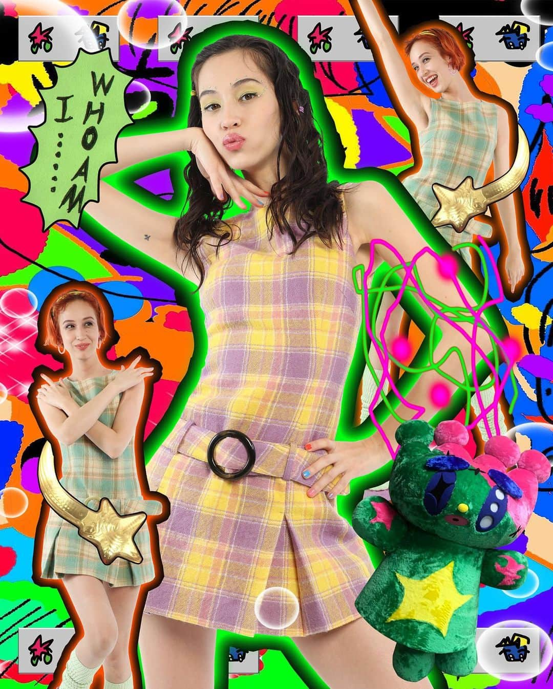 Monika Mogiさんのインスタグラム写真 - (Monika MogiInstagram)「Dream collab with my fav artist @han_teng for @officekiko x @openingceremony.jp collection🔆 Exhibition starts 10/11-10/24 @ Opening Ceremony Tokyo 3F✳️🧡💕」10月10日 14時58分 - monimogi