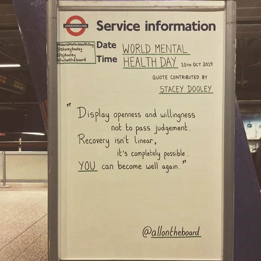 レナ・ヘディのインスタグラム：「@sjdooley This spoke to me LOUDLY ... #worldmentalhealthday #everyday」