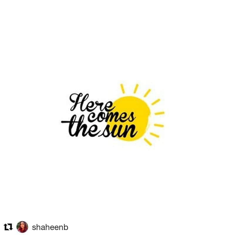 アリア・バットのインスタグラム：「#Repost @shaheenb ・・・ One year ago today - on World Mental Health Day I launched my book.  Today - I’m launching another baby.  Welcome to Here Comes the Sun. Here Comes the Sun is a labour of love and has been in the works for so so long that I can’t believe it’s finally here. ☀️☀️☀️ Here Comes the Sun was borne from a simple idea. The idea that we are not alone. None of us are alone in our struggles and journeys with mental health- we all have the same fears and we all hope for the same things.  Here Comes the Sun is a friendly voice reminding you that you aren’t alone, it’s an effort to raise awareness about mental health, to start a conversation, and to help end the taboo and the stigma surrounding it. ☀️☀️☀️ Let’s journey together @herecomesthesunofficial」