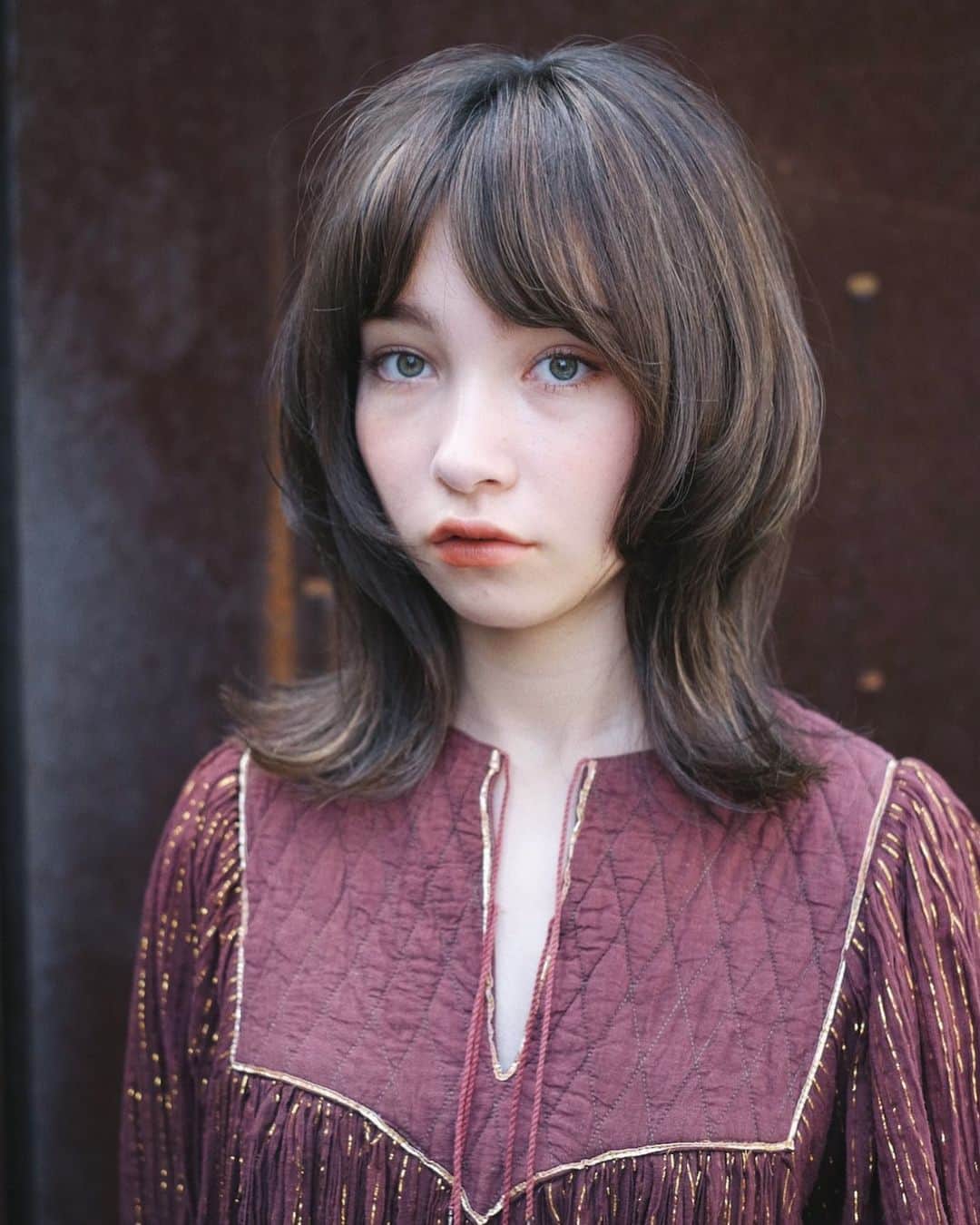 のインスタグラム：「ころんとしたマッシュウルフが気分♩ とっても人気です ✂︎ 秋ね〜」