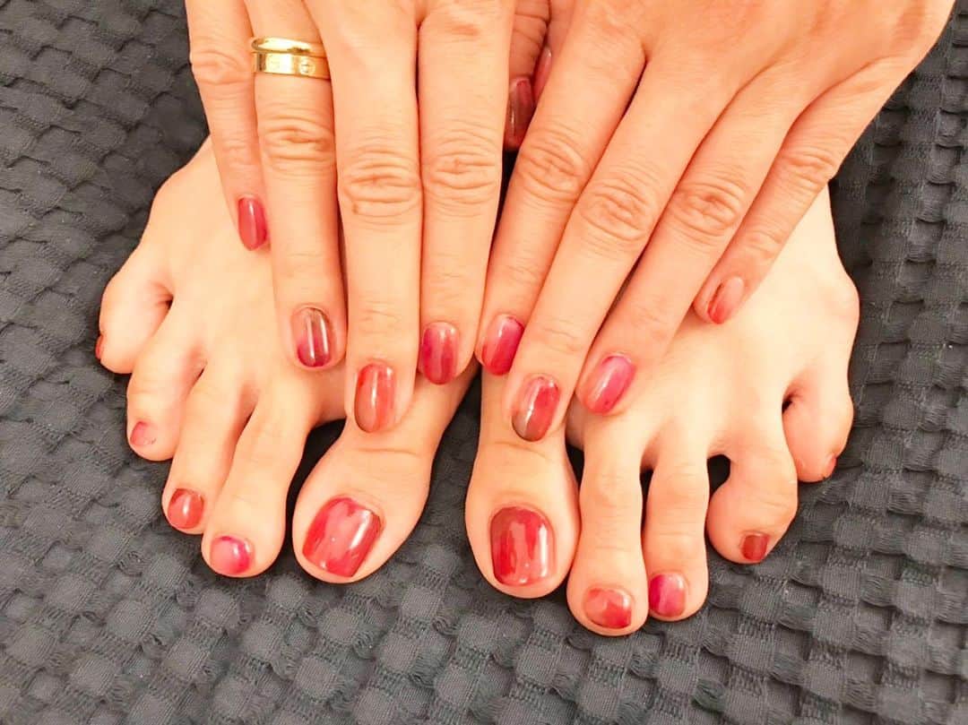 のインスタグラム：「New Nail💅 #nail  Thank you♡ @kaoru_nail」