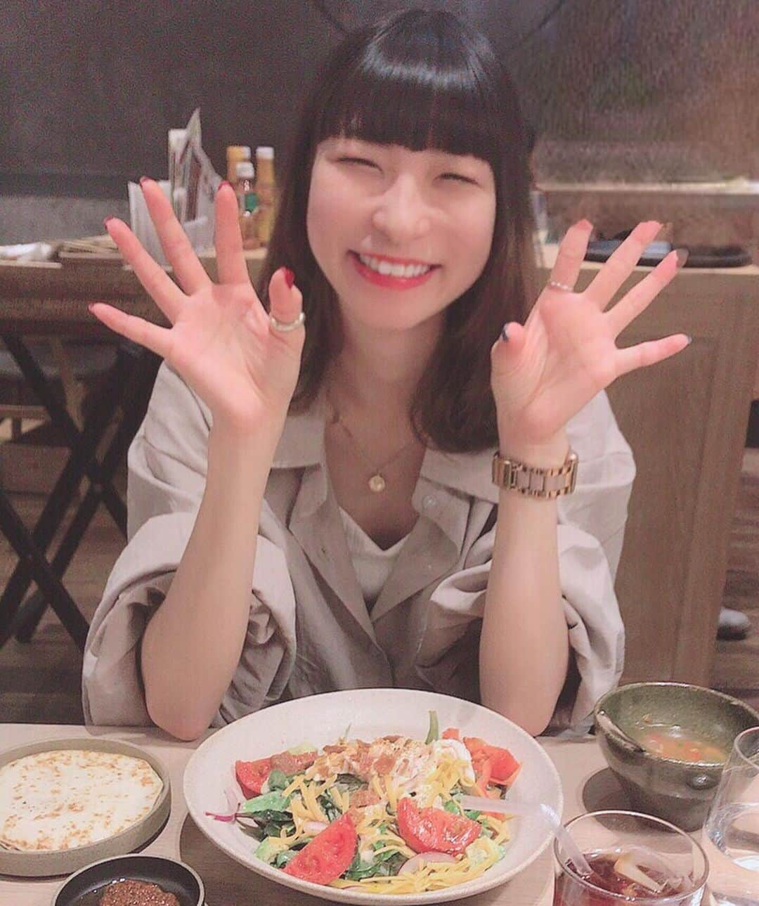 ピンキー！☆藤咲彩音さんのインスタグラム写真 - (ピンキー！☆藤咲彩音Instagram)「ランチ女子大会😽」10月10日 21時47分 - pinky_ayane