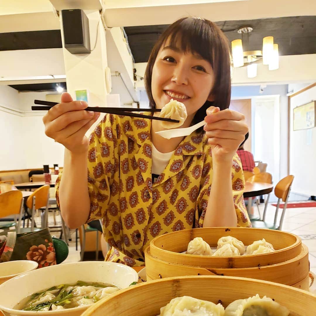 橋本真衣のインスタグラム：「. 小籠包🍜など😋 . . #台湾女子旅#あつあつ小籠包#たんまり食べた」