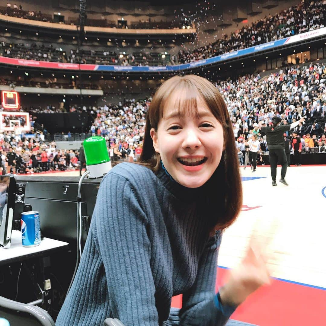 トリンドル玲奈さんのインスタグラム写真 - (トリンドル玲奈Instagram)「「NBA JAPAN GAMES 2019 Presented by Rakuten」にご招待いただき…😳 ﻿ 観戦させていただきました!﻿ ﻿ 凄かった〜！楽しかったです😭✨ ﻿ ﻿ こんな貴重な機会もうないと思うので、しばらく余韻に浸ります、、😭 ﻿ ﻿ かっこよかった〜！！﻿ ﻿  @nba @jharden13 😍💪」10月10日 22時41分 - toritori0123