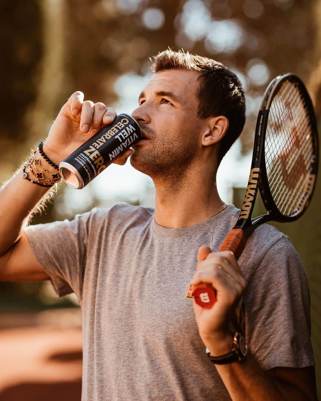 グリゴール・ディミトロフさんのインスタグラム写真 - (グリゴール・ディミトロフInstagram)「Getting ready for Stockholm Open @vitaminwell 💪🏽」10月10日 23時51分 - grigordimitrov