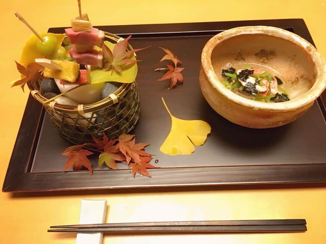 やながわみほのインスタグラム：「幸せご飯でした💕 #日本料理」