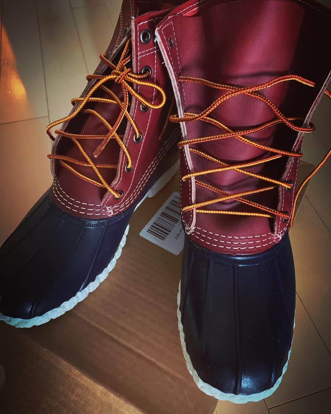 長田成哉のインスタグラム：「ビーンブーツ初陣にはもってこいのコンディション。  #llbean  #ビーンブーツ」