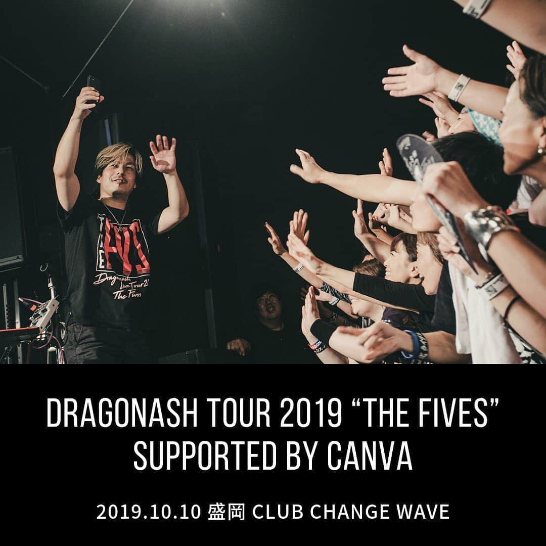 Dragon Ashさんのインスタグラム写真 - (Dragon AshInstagram)「盛岡CLUB CHANGE WAVE photo by @nekoze_photo」10月11日 9時13分 - dragonash_official