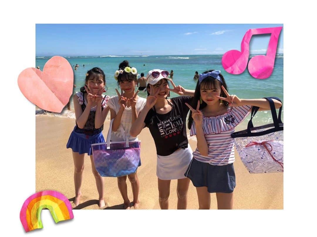 ニコ☆プチのインスタグラム：「晴れないかなぁ😖🌦 . . #台風が心配なので  #ハワイのプチモを🌞 #皆さまくれぐれもお気をつけ下さい #入江美沙希  #関谷瑠紀  #高比良由菜  #中山あやか」