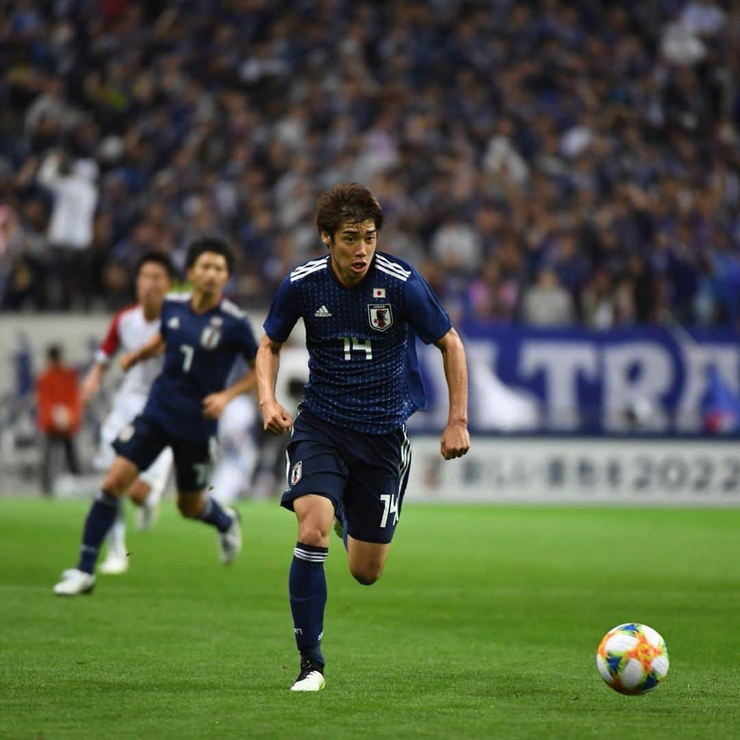 伊東純也さんのインスタグラム写真 - (伊東純也Instagram)「🇯🇵 3assist⚽️⚽️⚽️ #japan#nationalteam @japanfootballassociation」10月11日 10時47分 - 1409junya