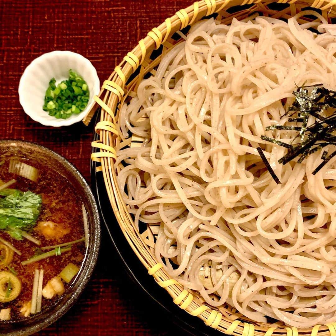 のインスタグラム：「川俣シャモのつけ汁蕎麦。」