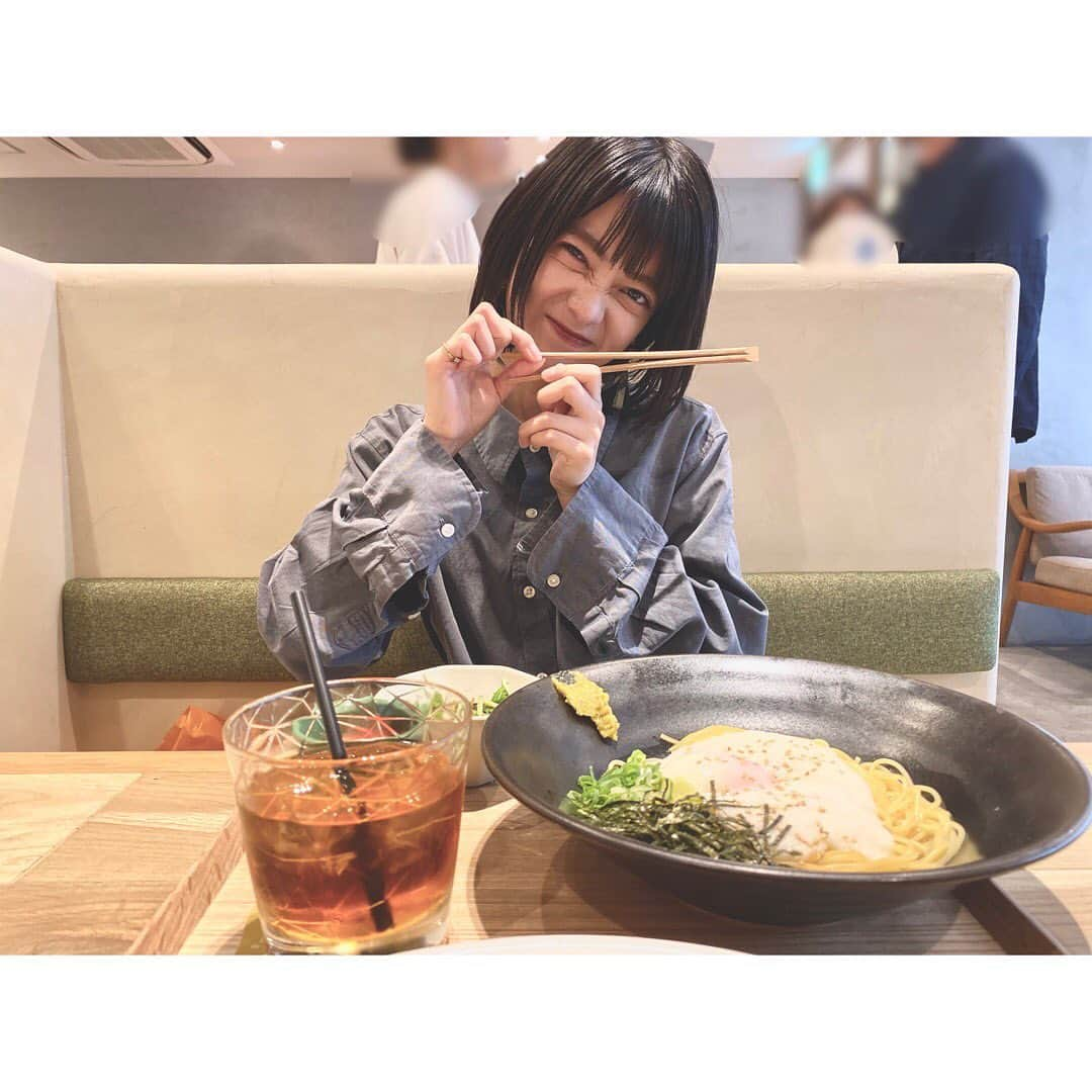 田中皓子さんのインスタグラム写真 - (田中皓子Instagram)「. とろろと半熟卵がのってるの〜〜 yummy〜〜😋✌︎ . #こなな #こなな天神店 #パスタ #天神ランチ #福岡」10月11日 12時33分 - kouko_0616