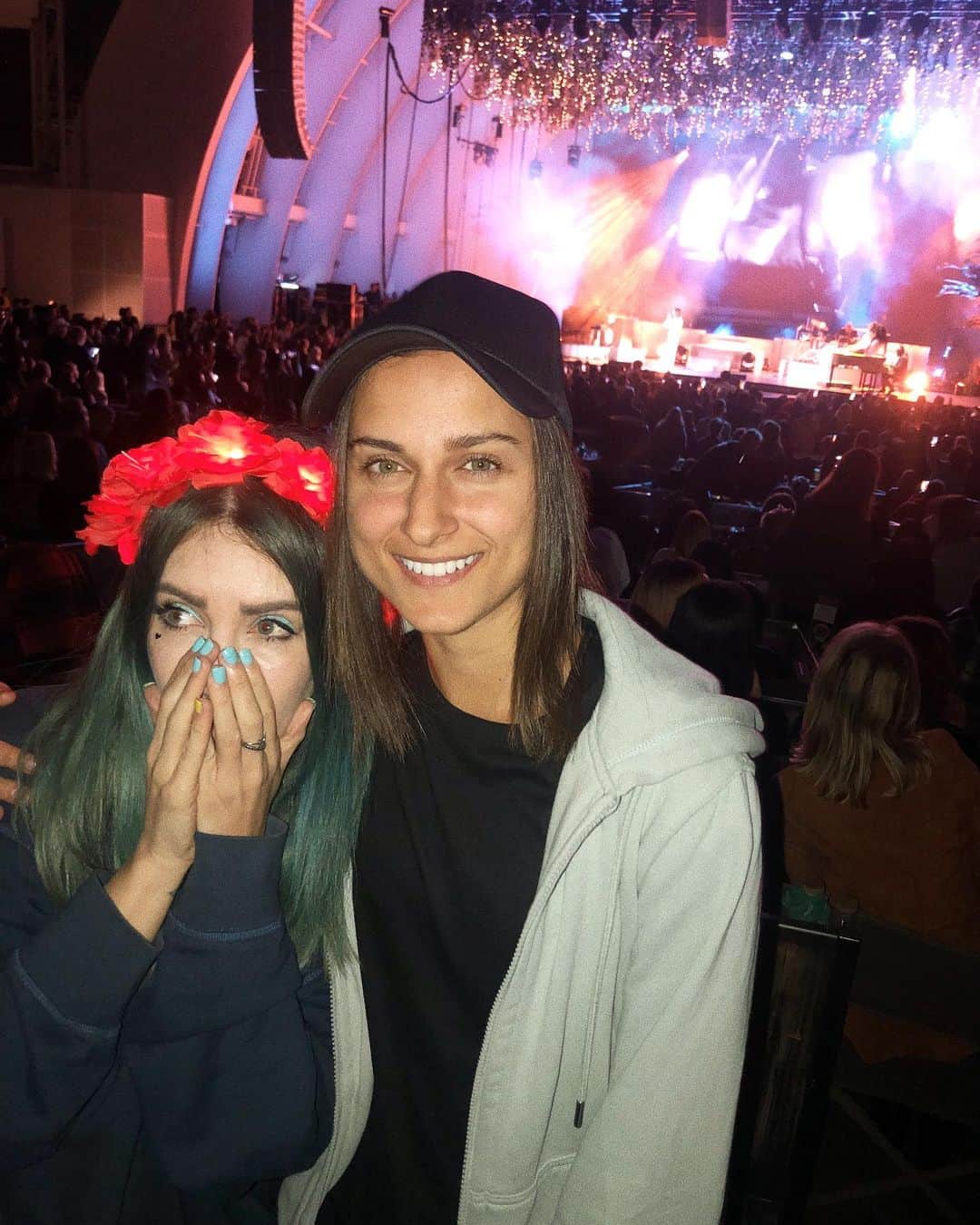 アリソン・ワンダーランドのインスタグラム：「POV: ur watching Lana Del Rey with Rezz and I and I am ~ crying ~」