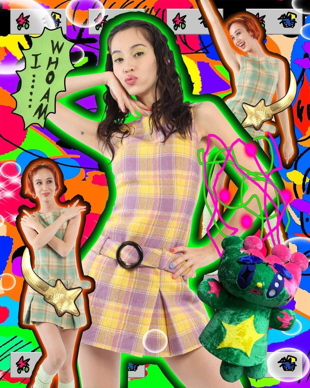 水原希子 さんのインスタグラム写真 - (水原希子 Instagram)「@officekiko 💜 @openingceremony.jp  10th anniversary collaboration 💖 Available now at OK Web shop & @openingceremony @openingceremony.jp 🐶💕 OKとオープニングセレモニー ㊗️10周年コラボレーションのアイテムが OK WEB SHOPとオープニングセレモニーで発売開始❤️ Photo @monimogi Artwork @han_teng  Make up @rieshiraishi1220 Hair @sakiemiura 🍒」10月11日 14時07分 - i_am_kiko