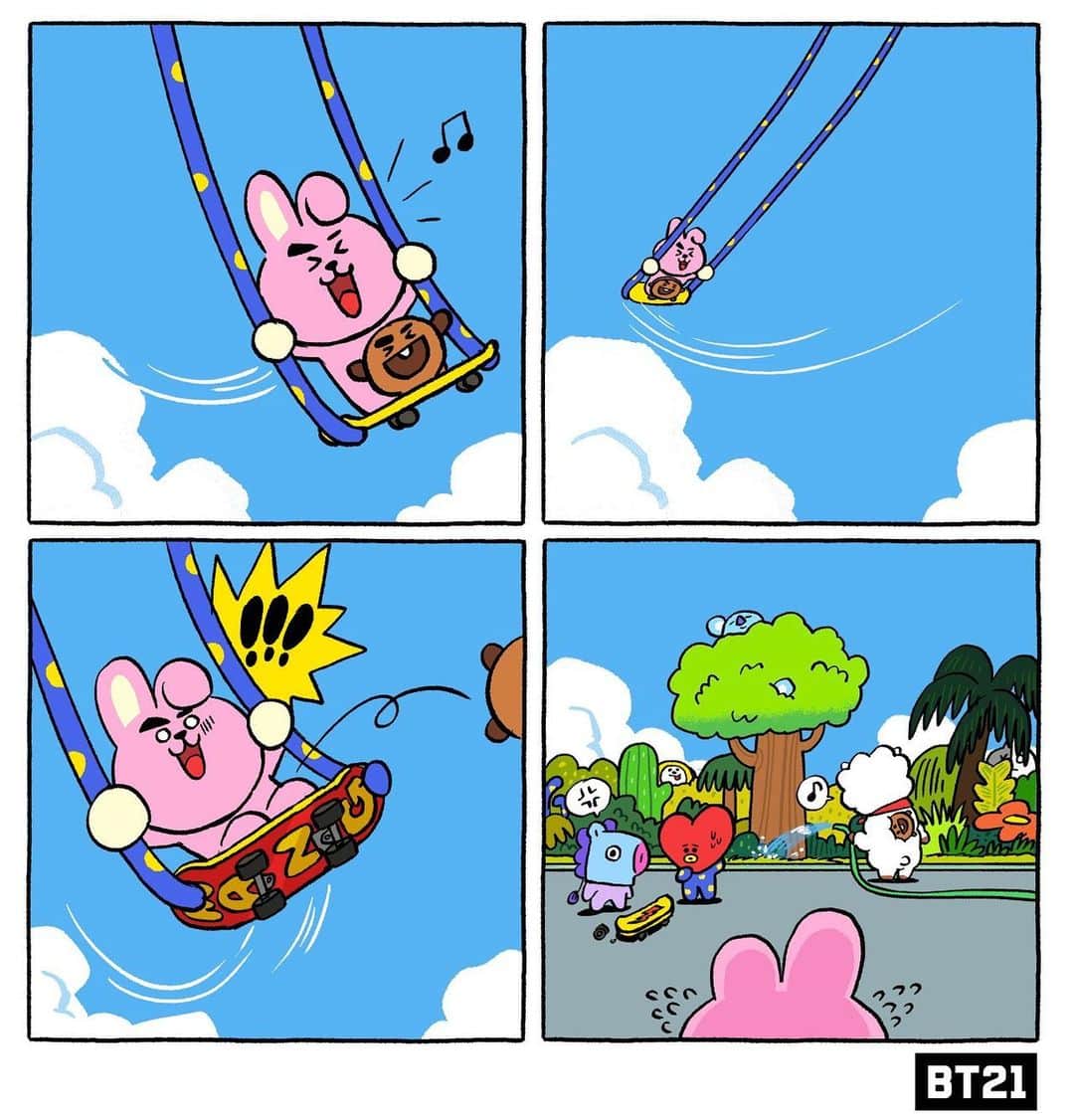 BT21 Stars of tomorrow, UNIVERSTAR!のインスタグラム