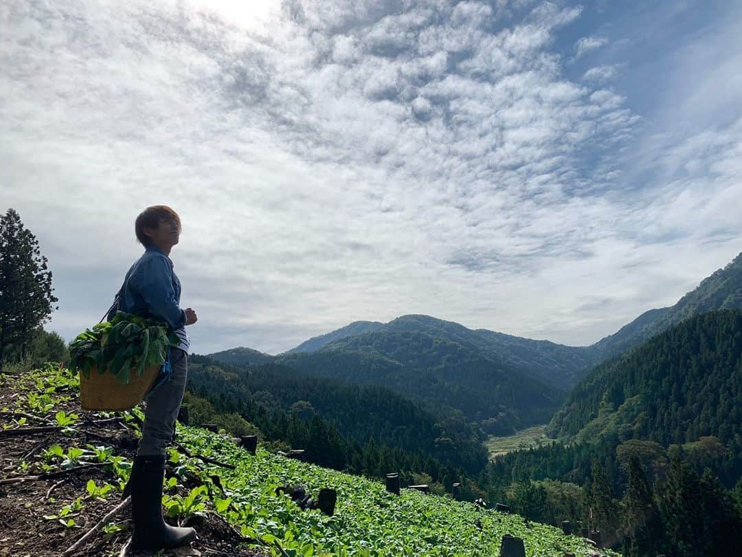 杉浦太陽さんのインスタグラム写真 - (杉浦太陽Instagram)「いつもの畑を飛び出して、 山形県で畑巡り！  大自然だ！！ @ #山形県 #Eテレ #やさいの時間」10月11日 17時24分 - sugiurataiyou_official