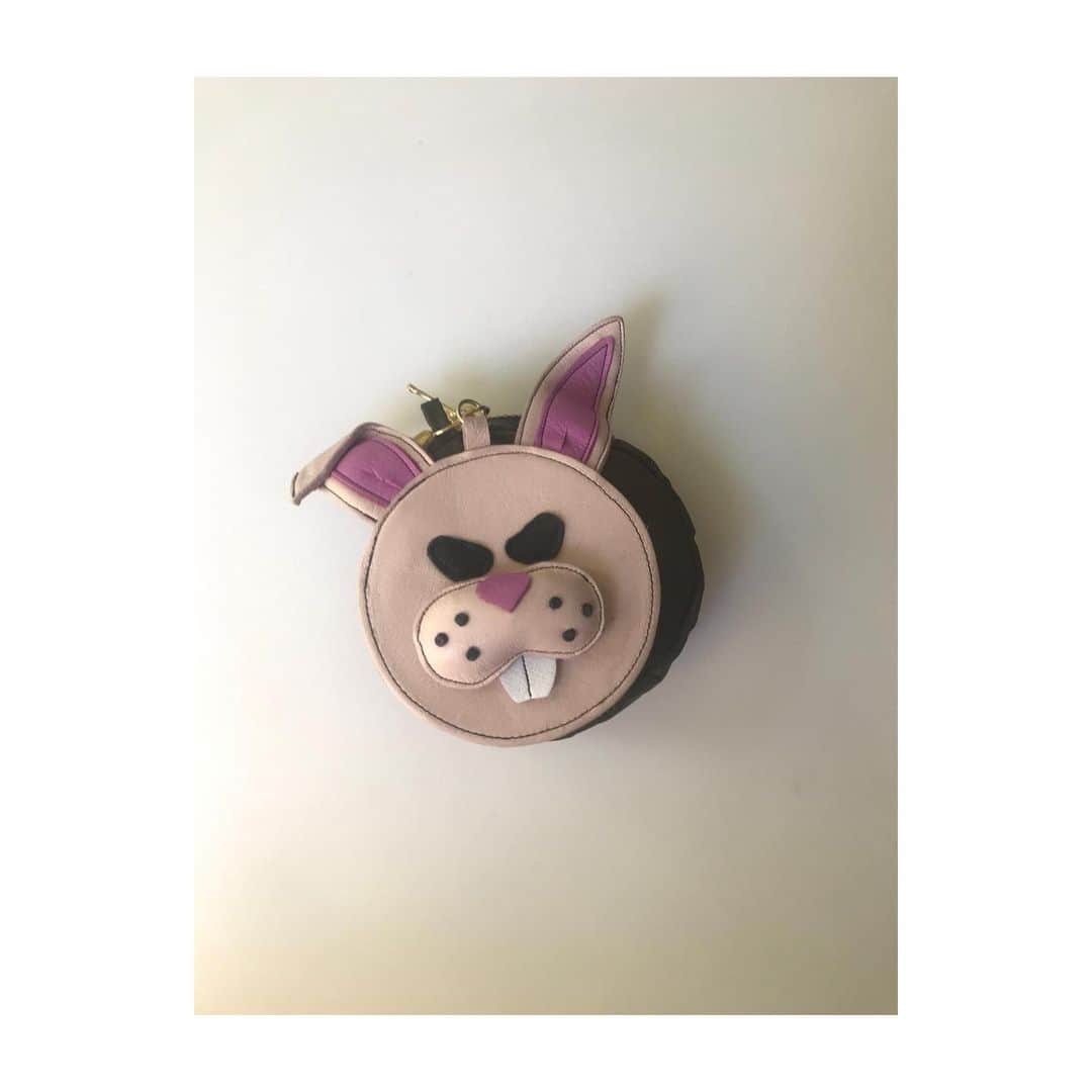 のインスタグラム：「このうさぎ！ バックinしておくと、 今日みたいに雨が降り出した帰りのお買い物にちょうど良い！ エクストラバックとして、使ってもらいたくて作りました。 折り畳んで小さくなるバック。 日常に、旅行に、展示会廻りの方々へ！👜🐰 うさぎはユナイテッドアローズ別注になります。そのほか、lion,dog&cat!はいろんな店舗にあります〜！(3枚目の写真)」