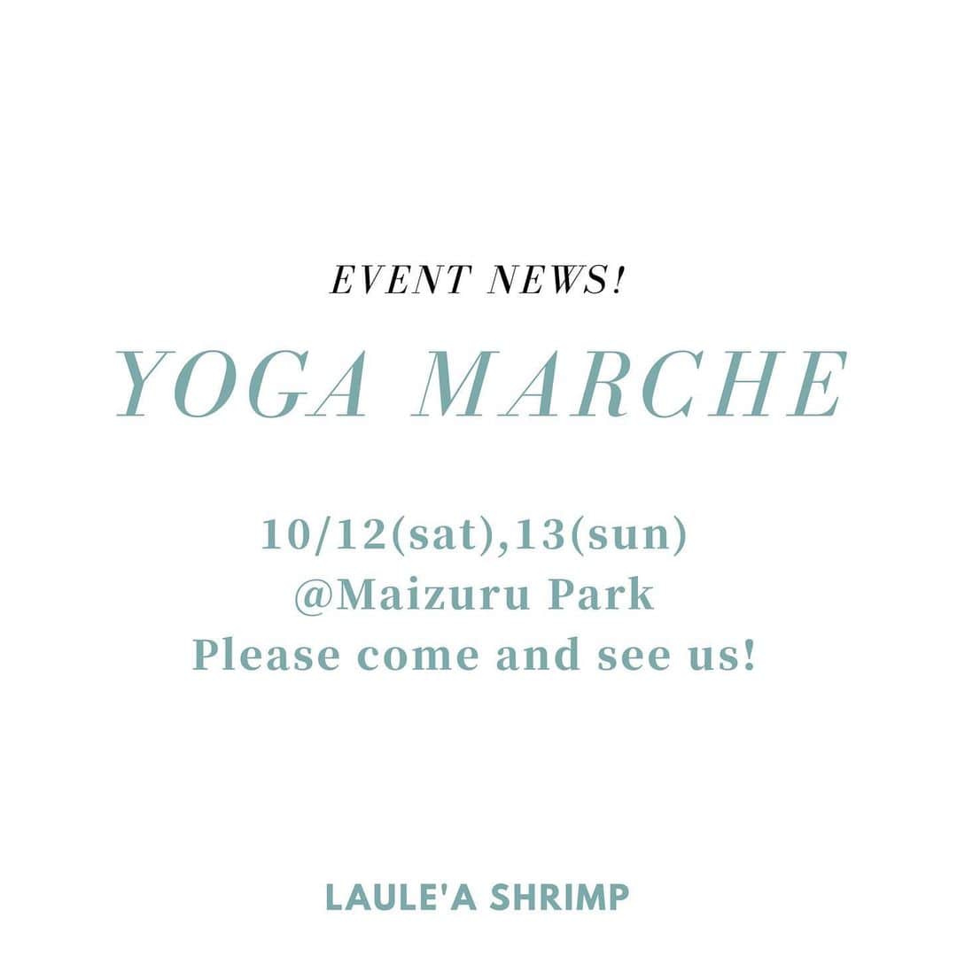 森山菜々のインスタグラム：「✯ 𝘼𝙡𝙤𝙝𝙖!🌴 【Laule'a Shrimp EVENT NEWS!】 明日からの10/12日.13日の2日間、九州最大級のヨガイベント "ヨガマルシェ" にラウレア シュリンプ出店します🧘🏼‍♀️🚐‼︎ 初めてのイベント出店です🥺 普段は糸島での営業だけど、この2日間は舞鶴公園での営業になるのでアクセスも最高だと思うし気軽に立ち寄ってくださ〜い👟🦐✨ . ◇日程 : 10/12(sat) 9:00〜16:00  13(sun)10:00〜16:00 ◇場所 : 福岡市舞鶴公園 #lauleashrimp  #ラウレアシュリンプ」